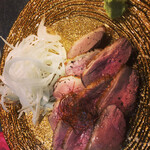 Oyasaikenkyuujo - 鴨の藁焼き！絶品です。