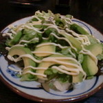 屋台の天ぷら　水の冠 - アボガドサラダ