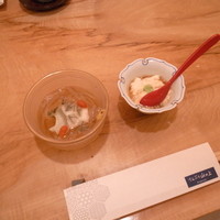 てんぷら 山の上 Roppongi 東京ミッドタウン店 - 小鉢２品