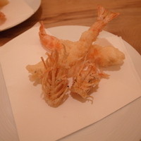 てんぷら 山の上 Roppongi 東京ミッドタウン店 - 活海老、海老頭揚、