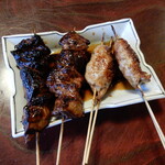 Gochi - 阿波鶏の肝とつくね串焼き