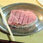 焼肉 はせ川 - 柔らかヒレ肉焼き