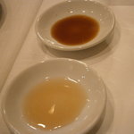 うぶか - お造り用の割り醤油と煎り酒