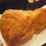 うぶか - 揚物　海老フライ　味噌の部分は塩で