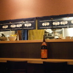 うぶか - 店内のカウンター