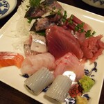 金町製麺 - 刺身盛