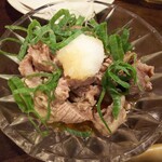 金町製麺 - 牛すじおろしポン酢　400円