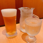 Saizeriya - 白ワインと生ビール