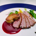 RISTORANTE MASSA - フランス産鴨胸肉とフォアグラのソテー