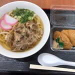 郷の駅食堂 - 肉うどんといなり