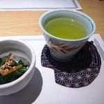 Wa Kojima - 最初に「野菜の煮びたし」・・煮びたしですがお味はしっかりめ。