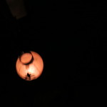 未在 - 帰りには、提灯で足元を照らして頂きます。