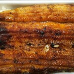 うなぎ 丸富 - うなぎ弁当 2850円、大盛り 50円増し、タレ 1ヶ 30円