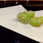 天ぷら たけうち - 北海道の空豆～とろける食感