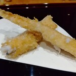 天ぷら たけうち - 穴子～もちろん美味しい！