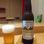 天ぷら たけうち - いつものビールから