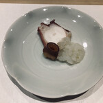 鮨処 有馬 - 函館の真蛸、刺身と煮蛸