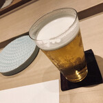鮨処 有馬 - 生ビール