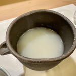 ひろ作 - 蕎麦湯は別に作ってはったよ〜