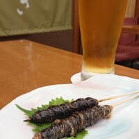 うなぎ 仲じま - ひれ串～サッポロクラシックとともに