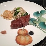 女流鉄板 Takako - メインの牛フィレ