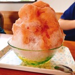 フルーツカフェ 松田商店 - ホイップ氷　グアバ