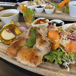 ファーマーズカフェ - かずさ彩り野菜のプレート　チキングリル　ご飯に変更