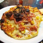 SHOWA - 焦げ気味のピザ（＾－＾；