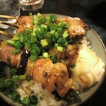 〆に最高な焼鳥丼