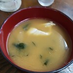 おかもと鮮魚店  - お味噌汁がまた旨し‼️