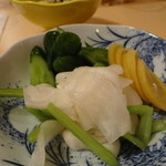 つる旬彩手包丁 - 漬け物
