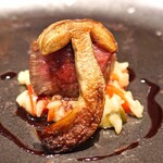 Convivio - 牛肉のロースト　ポルチーニ添え