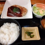 豊丸水産 - 【2020.7.22(水)】ワンコインランチ(並盛・ハンバーグ)500円