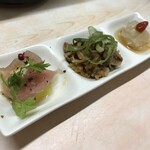 がばちょ - セット（アテ３品+ドリンク１杯）