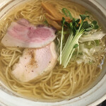 ありがたいが - 塩ラーメン ( ´θ｀) 麺大