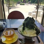 WITH TEA - ほうじ茶とかき氷(あさみや金時)