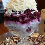 慈げん - レアチーズにブルーベリー