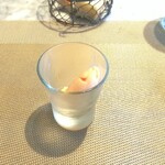 La Brianza - アメーラトマトのソルベ、ひんやり口直し。口溶けなめらかなのが、ジェラートなのね♪