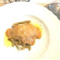 La Brianza - ポークラグーシャラテッリ、自家製シャラテッリにはオリーブが練り込まれていて香り風味良し☆　モチモチのシャラテッリとソースの絡みが抜群、ソースボリューミィなのにすっきり後味なのがデビルなおいしさだわ～