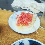 宇ち多゛ - おしんこしょうがのっけて(お酢無し)