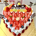 ローザンヌ - 息子のお嫁さんにプレゼントのハートケーキ❤︎