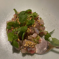 cenci - 茄子、明石のハマチ、デュカ