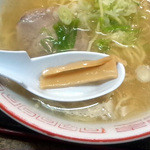 鈴 - 鈴（りん）　塩ラーメン　メンマ