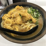 松屋 - カレーうどん＆おにぎり２ヶ　420円