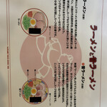 大砲ラーメン  - メニュー裏