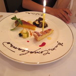 RISTORANTE REGA - サービスのバースデープレート