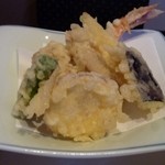 Saitaniya - 2012.06　栄御膳の天ぷら、穴子天が美味しい