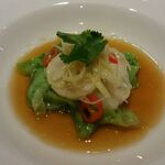 カントニーズ 燕 - 冬野菜の 中国鎮江黒酢の生姜風味ソース