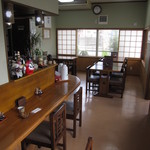 こじんまりした店内です。