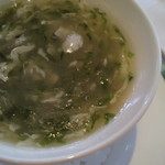 中国料理 「唐宮」  - 岩海苔とふかひれのスープ